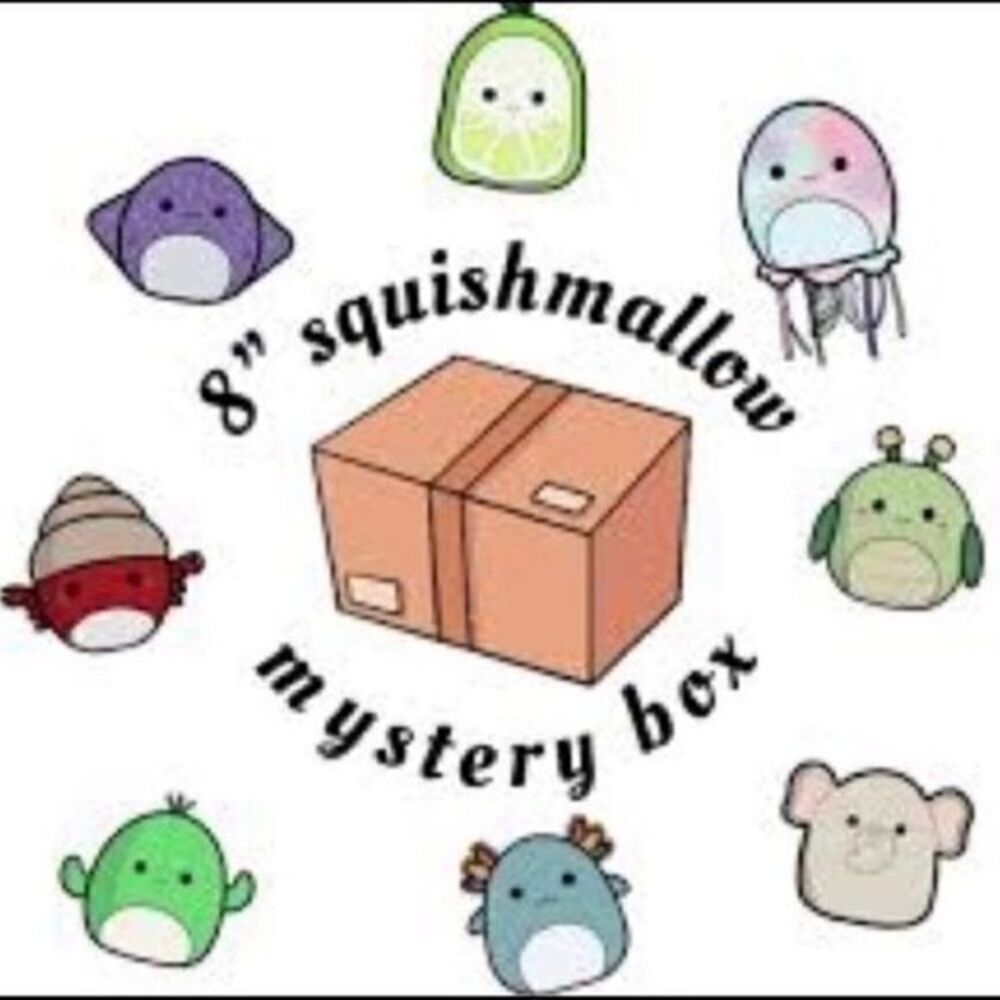 NWT MYSTERY BOX ONE 8” Squishmallows Mystery Box 8” KellyToy HTF Kellytoy